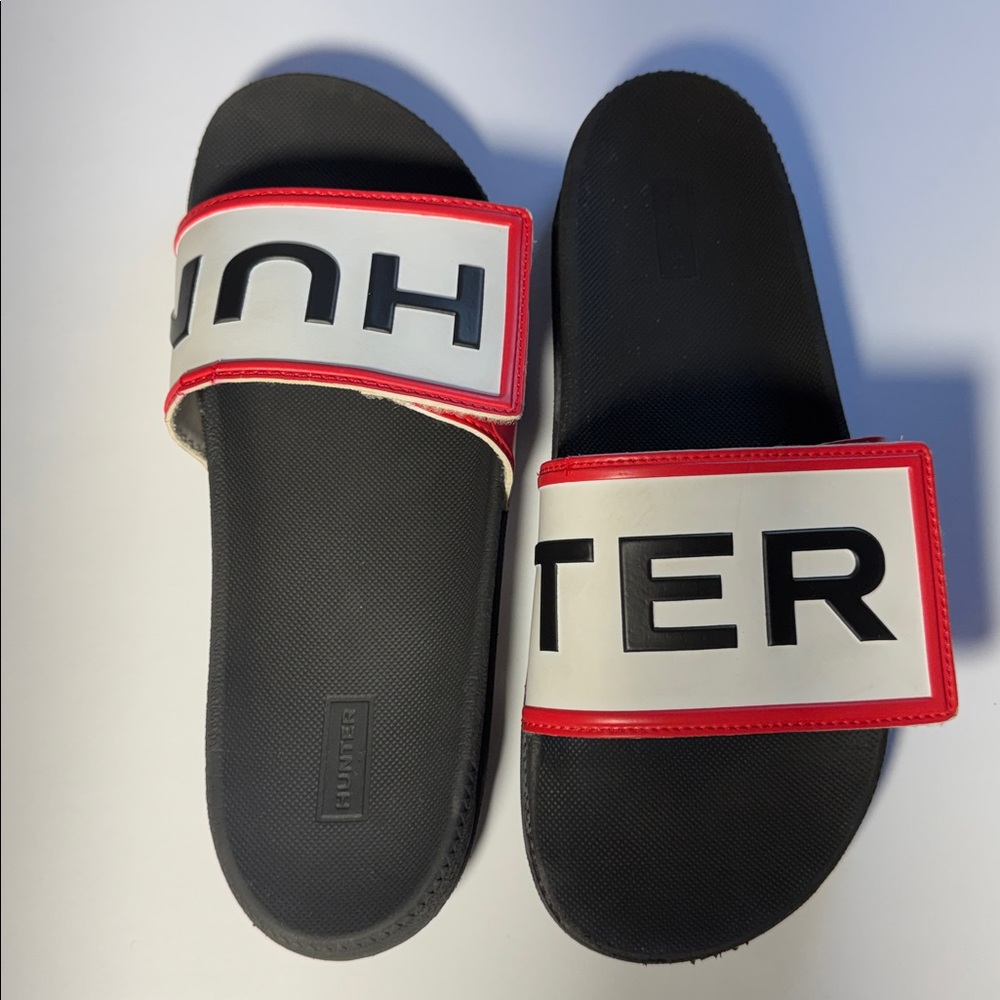 HUNTER slides adjustable sandal
Red Black White logo US 9 (UK 7)
Coastal core - Picture 9 of 11